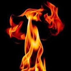 The Blaze of flames is forever's cover