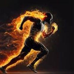 The Blaze of flames runs to fast's cover