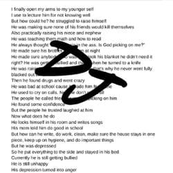 DJ- A little letter of pain (poem)'s cover